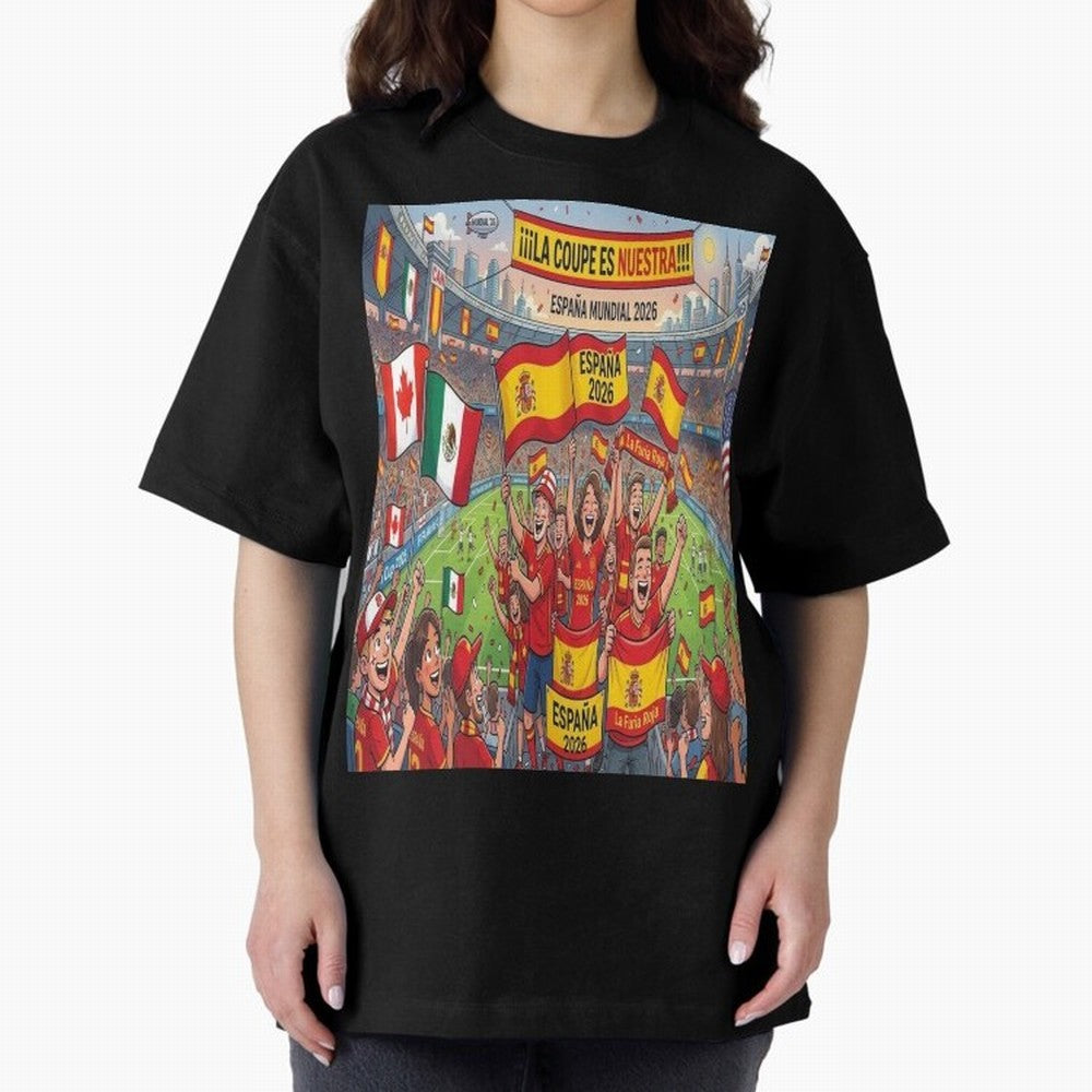 Spain World Cup 2026 - Stadium Classic T-Shirt Honor the Beautiful Game during FIFA World Cup 2026 Group Stage Spirit, Featuring Brazil, Portugal and Argentina, CR7, Global Supporter Spirit, Legendary Goals, National Colors and Tournament