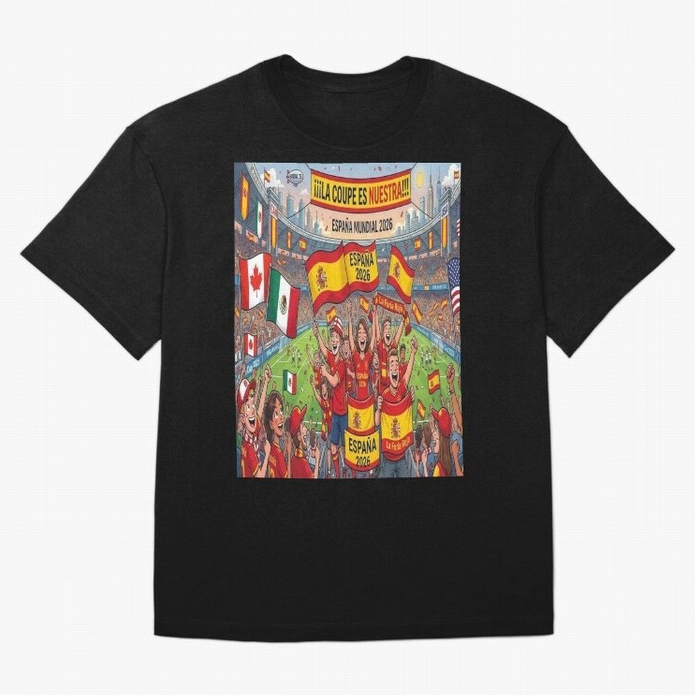 Spain World Cup 2026 - Stadium Classic T-Shirt Honor the Beautiful Game during FIFA World Cup 2026 Group Stage Spirit, Featuring Brazil, Portugal and Argentina, CR7, Global Supporter Spirit, Legendary Goals, National Colors and Tournament