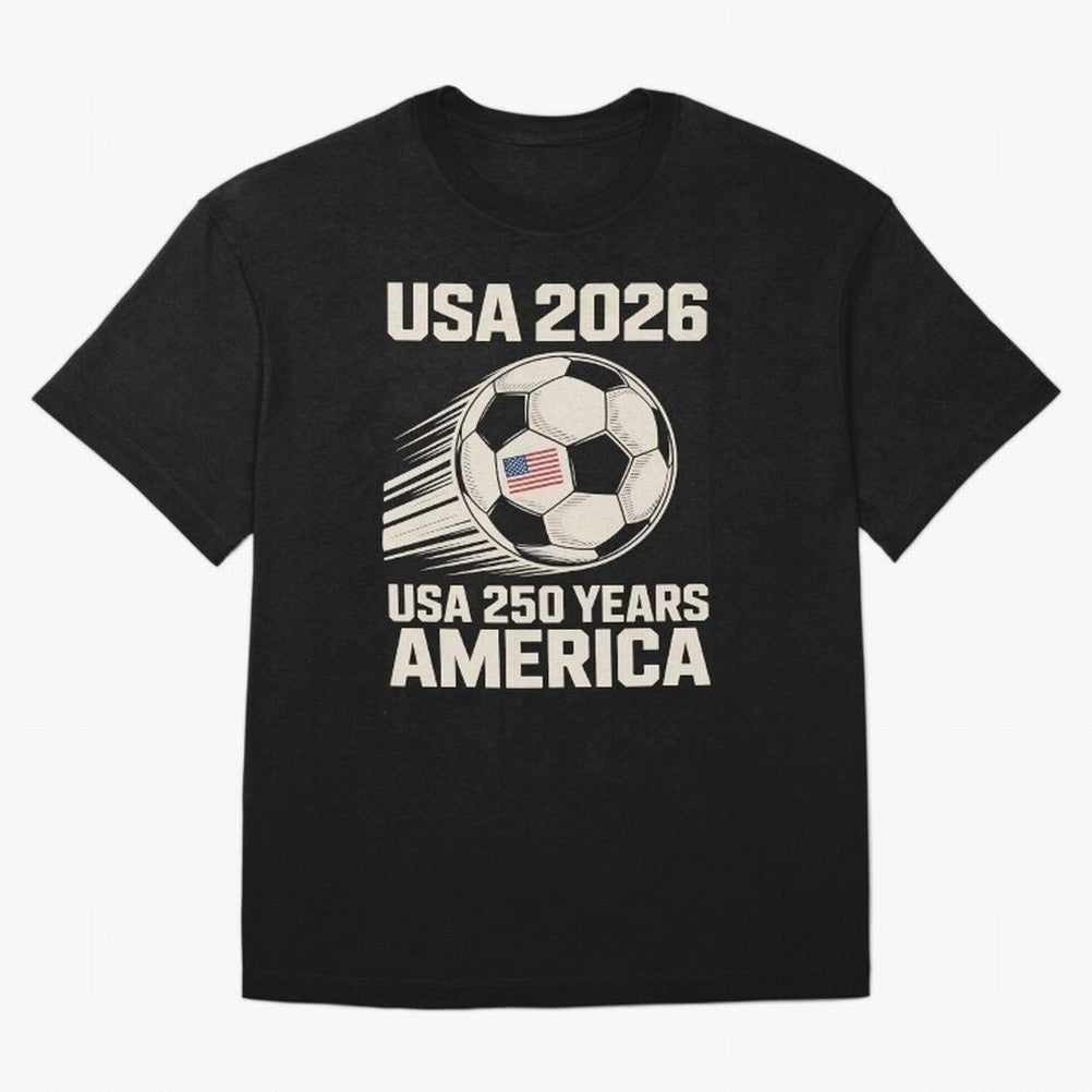 Usa 2026 Soccer 250 Years Women Kids 4th of July Classic T-Shirt Fuel Your Fan Pride for FIFA World Cup 2026 Group Stage Built around Messi, CR7 and Mbappe, England, France and Netherlands Energy, Soccer Culture, Superstar Moments, National Team