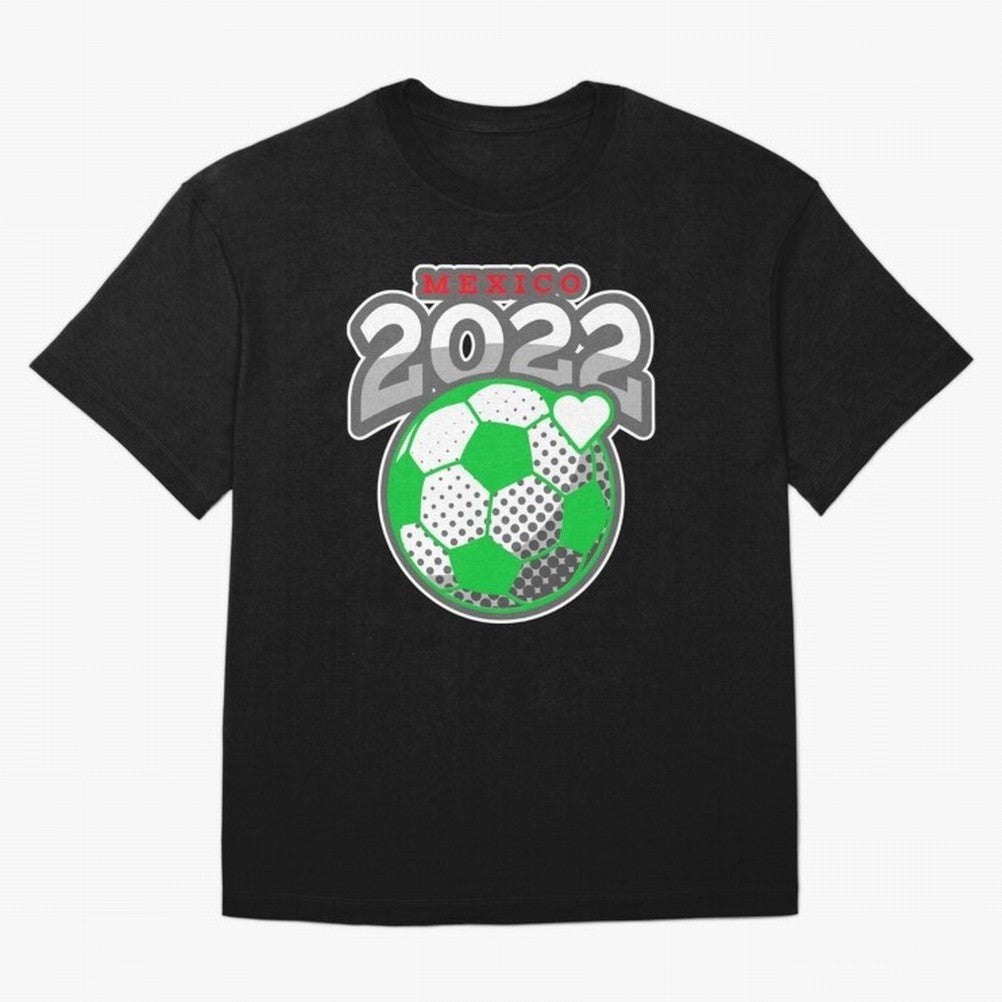 Mexico Futbol Design 2022 Classic T-Shirt Follow the Final Road of Global Football Passion for FIFA World Cup 2026, Highlighting Mbappe and Neymar, Spain and Netherlands, Sports Nostalgia, International Competition, Famous Players and Unforgettable
