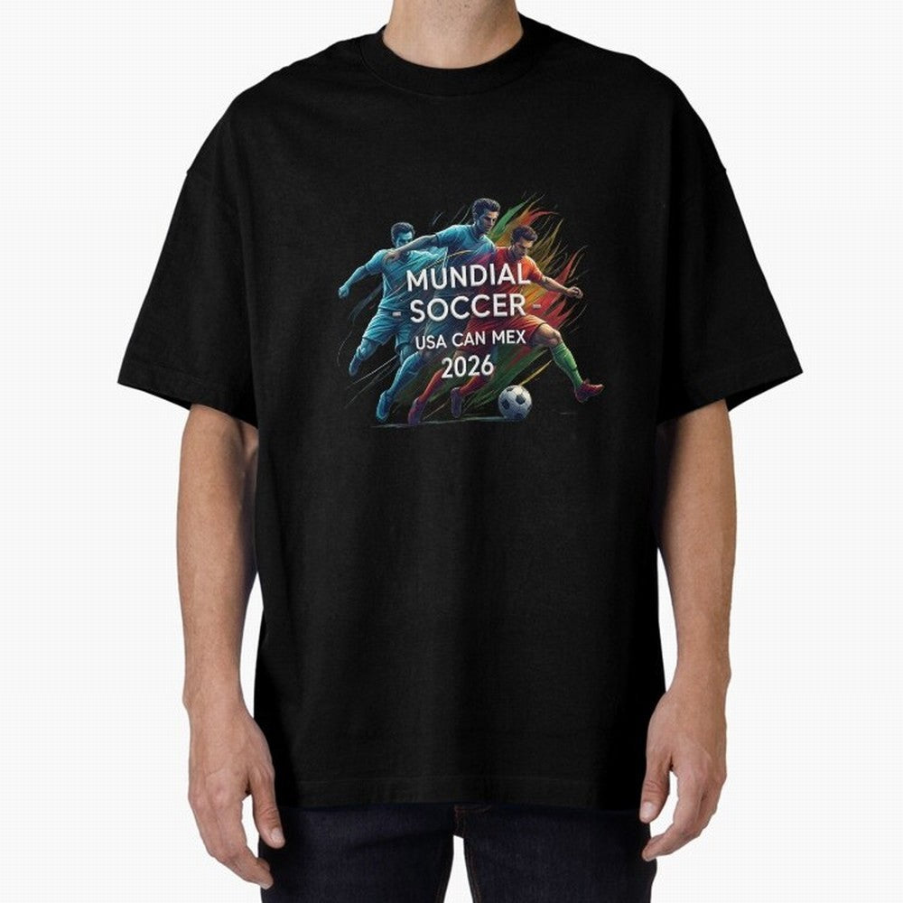 Mundial Soccer 2026 Classic T-Shirt Bring Retro Soccer Energy to Global Football Passion for FIFA World Cup 2026 Group Stage, Inspired by Cristiano Ronaldo, Germany, Vintage Soccer Flavor, Modern Football Stars, National Flags and Final Night