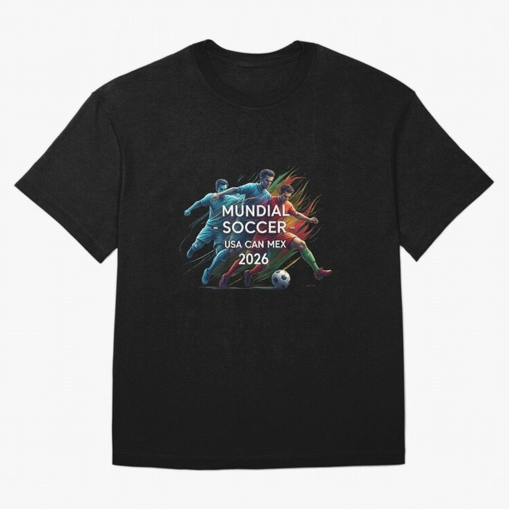 Mundial Soccer 2026 Classic T-Shirt Bring Retro Soccer Energy to Global Football Passion for FIFA World Cup 2026 Group Stage, Inspired by Cristiano Ronaldo, Germany, Vintage Soccer Flavor, Modern Football Stars, National Flags and Final Night