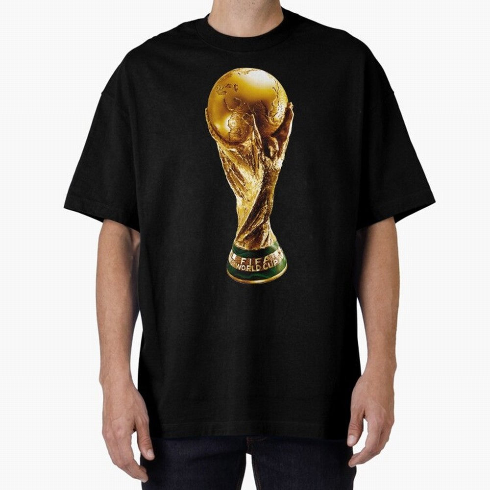 SOCCER TROPHY Classic T-Shirt Carry the Dream of FIFA World Cup 2026 for Fans of Messi, CR7 and Mbappe and England, France and Netherlands, Bringing Worldwide Fan Energy, Dramatic Goals, Stadium Lights and Championship Celebrations; Ideal for