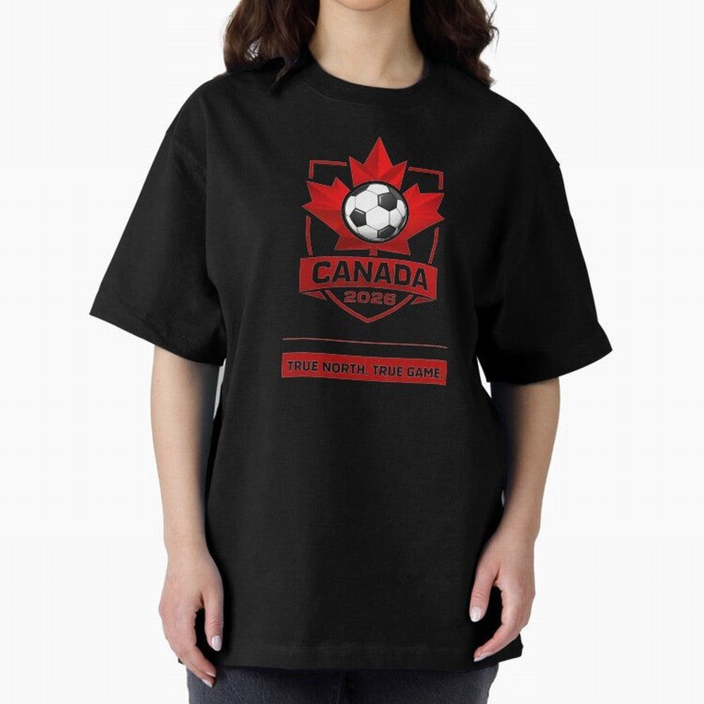 Canada Soccer 2026 Art Classic T-Shirt Support the Legends of FIFA World Cup 2026 USA Canada Mexico Highlighting Haaland and Mbappe, England and Germany Energy, Football History, Final Match Energy, Crowd Noise and Once in a Lifetime Moments; Built