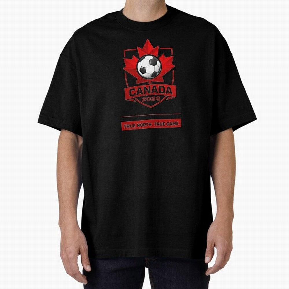 Canada Soccer 2026 Art Classic T-Shirt Support the Legends of FIFA World Cup 2026 USA Canada Mexico Highlighting Haaland and Mbappe, England and Germany Energy, Football History, Final Match Energy, Crowd Noise and Once in a Lifetime Moments; Built
