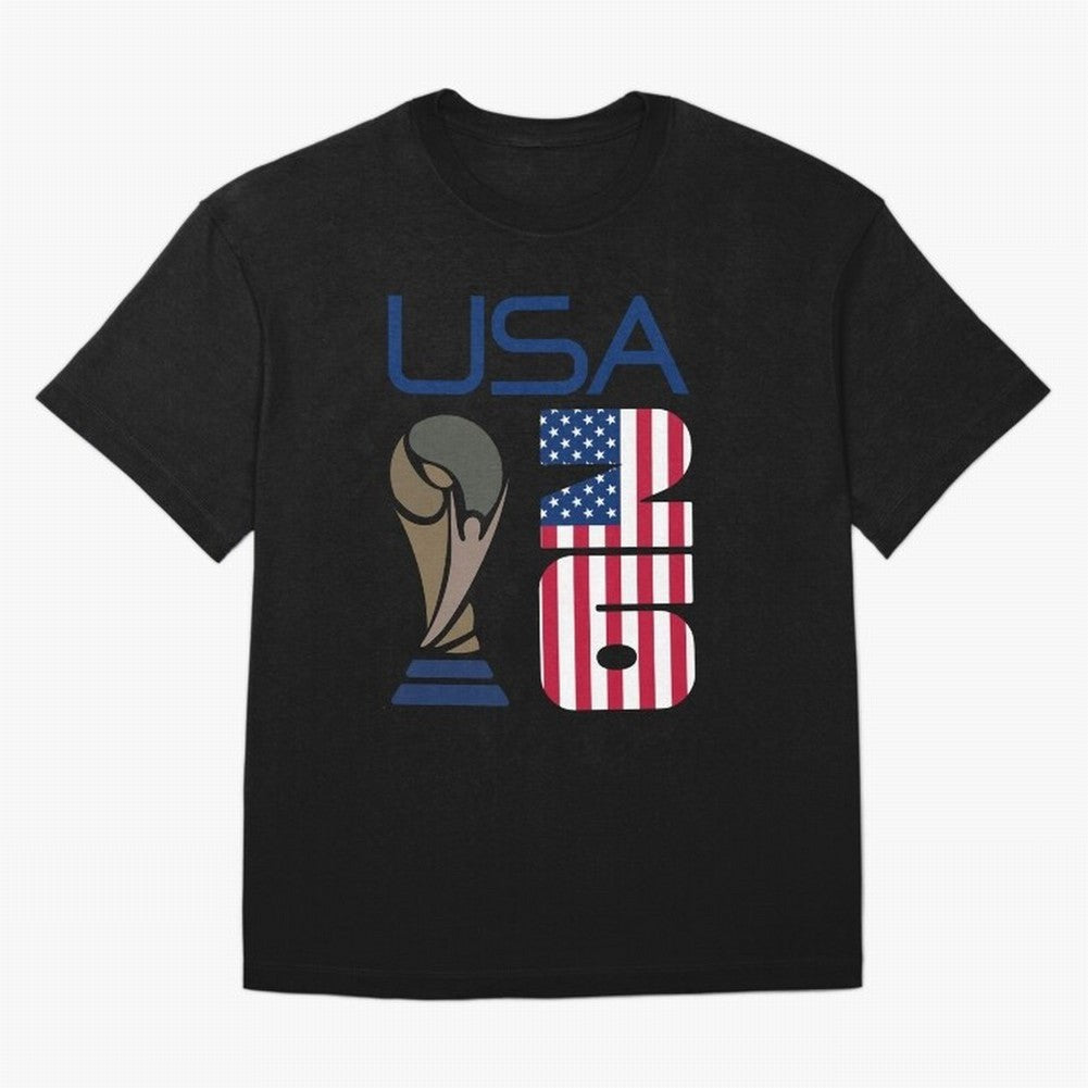 USA 2026 Soccer World Cup Trophy American Flag Design Classic T-Shirt Bring Trophy Dreams to FIFA World Cup 2026 Group Stage Spirit, Inspired by Portugal, Haaland, Football Passion, Legendary Performances, Festival Vibes and Supporter Community;