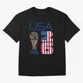 USA 2026 Soccer World Cup Trophy American Flag Design Classic T-Shirt Bring Trophy Dreams to FIFA World Cup 2026 Group Stage Spirit, Inspired by Portugal, Haaland, Football Passion, Legendary Performances, Festival Vibes and Supporter Community;