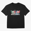 2026 World Cup Opening & Final ¨C Azteca Stadium Mexico & MetLife Stadium USA ¨C Football Design with Mexican, Canadian & US Flags Classic T-Shirt Elevate FIFA World Cup 2026 Capturing Cristiano Ronaldo, Haaland and CR7, Argentina, France and