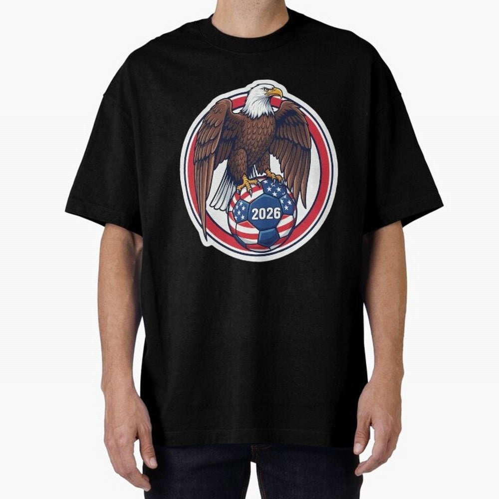 USA Eagle Soccer 2026 ¨C American Pride Football Design Classic T-Shirt Fuel the FIFA World Cup 2026 Journey through Messi Highlights, Brazil Pride, Football History, Final Match Energy, Crowd Noise and Once in a Lifetime Moments; Ideal for