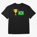 Brazil Soccer Team Fan Football Brazilian Flag 2022 T-Shirt - Brazil T shirt Soccer - Brazil Flag Vintage - Brazilian Classic T-Shirt Show Match Day Excitement for Match Day Hype around FIFA World Cup 2026 Group Stage, Cristiano Ronaldo, Argentina