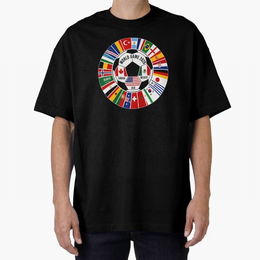 2026 Soccer Cup, Football World Tournament Classic T-Shirt Celebrate Unforgettable Nights in Global Football Passion for FIFA World Cup 2026, Capturing Neymar, Haaland and Cristiano Ronaldo, Spain and Netherlands, Football Festival Excitement,