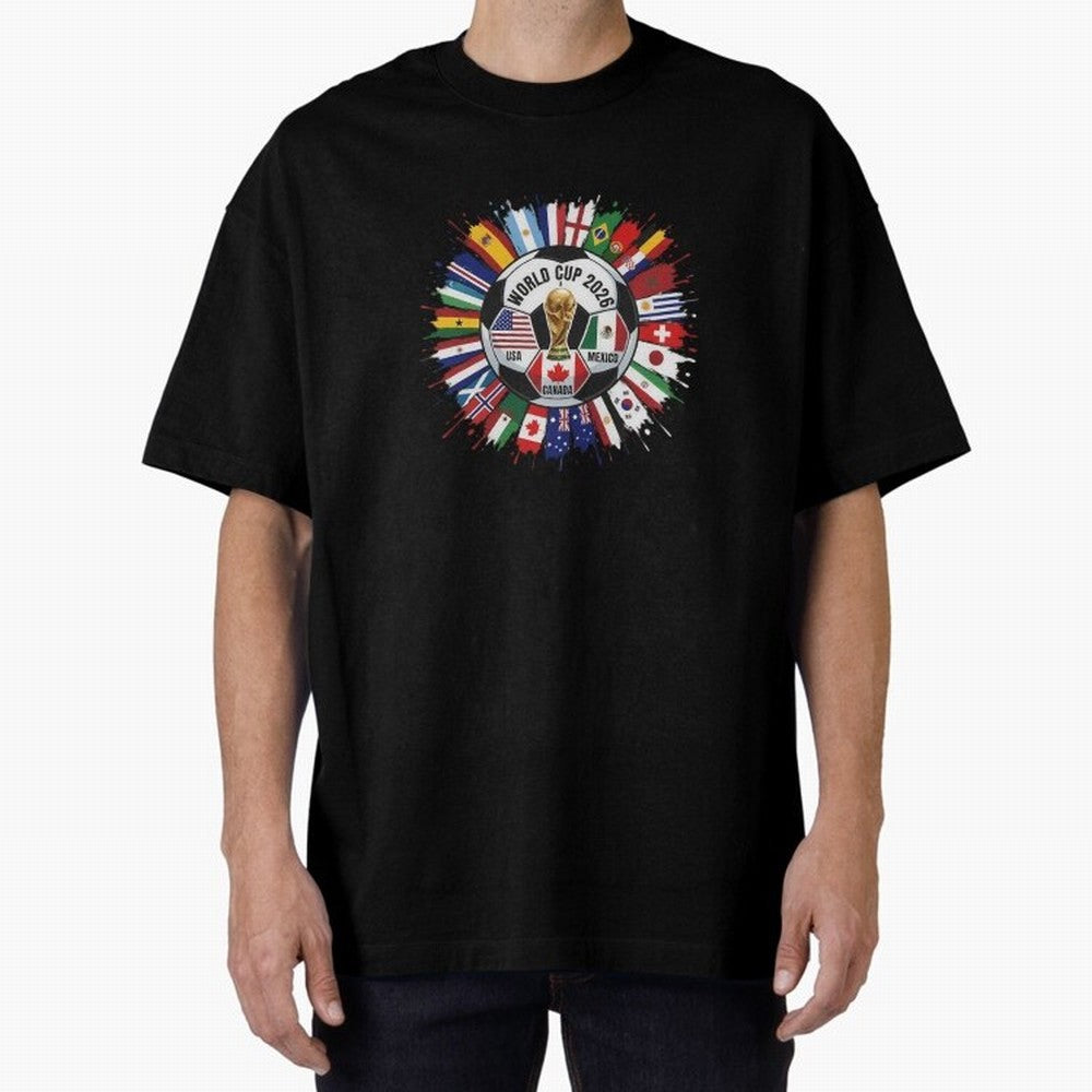 World Cup 2026 Kids, USA Mexico Canada Host Countries, International Football Flags Top, Gameday Soccer Apparel, Soccer Fan Youth Classic T-Shirt Follow the Final Road of Match Day Hype around FIFA World Cup 2026 USA Canada Mexico, Messi, Neymar