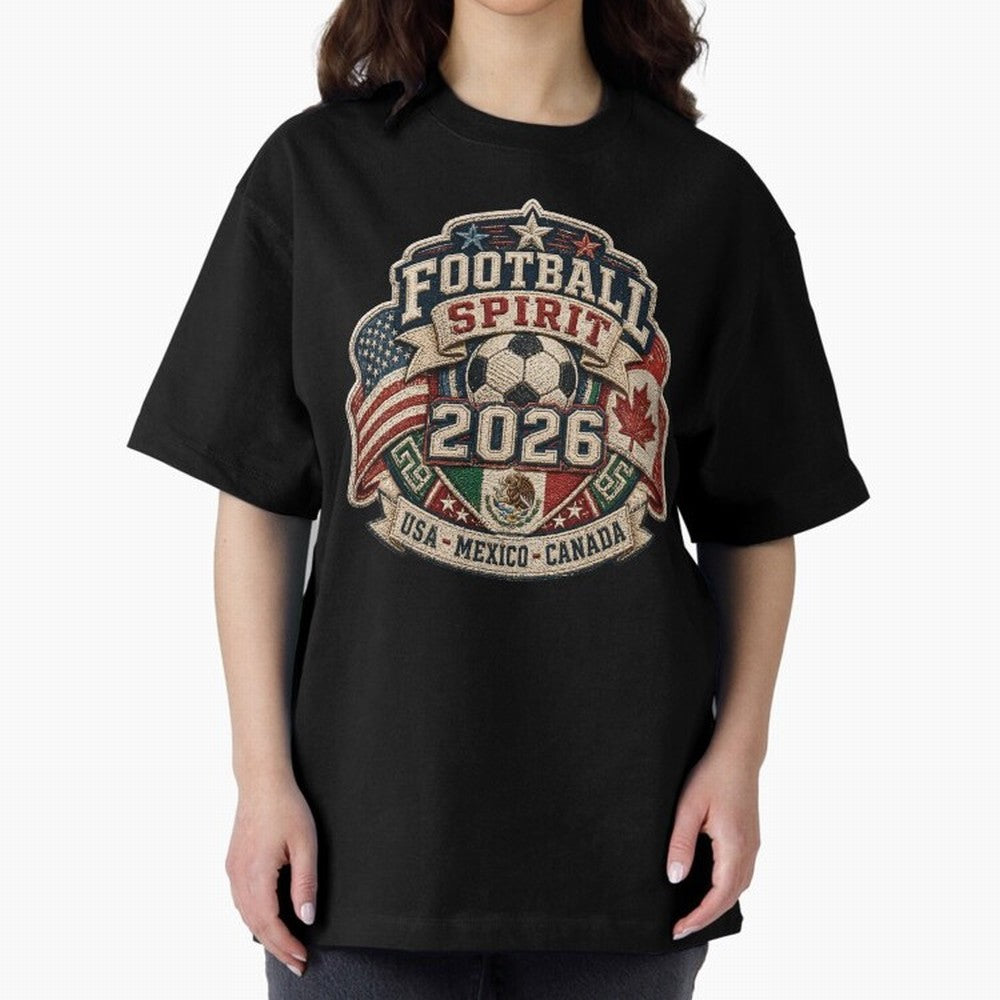 Football 2026 USA Mexico Canada Soccer Championship Fan Art Classic T-Shirt Show Your Stadium Side during Match Day Hype around FIFA World Cup 2026, Mbappe, Brazil, Portugal and Argentina, Football Passion, Legendary Performances, Festival Vibes
