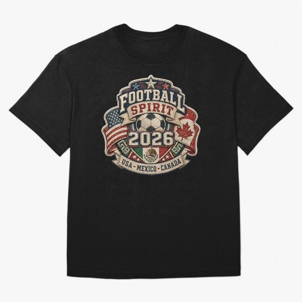 Football 2026 USA Mexico Canada Soccer Championship Fan Art Classic T-Shirt Show Your Stadium Side during Match Day Hype around FIFA World Cup 2026, Mbappe, Brazil, Portugal and Argentina, Football Passion, Legendary Performances, Festival Vibes