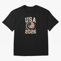 USA Soccer World Cup 2026 American Fan T-Shirt_88555733 Classic T-Shirt Fuel Your Fan Pride for the FIFA World Cup 2026 Group Stage Journey through Haaland Highlights, Argentina, France and Brazil Pride, Champion Mindset, Group Stage Buzz, Knockout