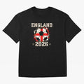Front Print England Soccer World Cup 2026 - English Fan Gift T-Shirt_84562392 Classic T-Shirt Experience the Global Stage of FIFA World Cup 2026 Spirit, Highlighting Portugal, Spain and Germany, Messi, Game Day Rituals, Football Legends, Country