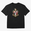 Golden Continental Eagle Soccer World Cup Crest 2026 T-Shirt_83050983 Classic T-Shirt Enjoy Match Day Hype around FIFA World Cup 2026 USA Canada Mexico, CR7 and Messi, France and Portugal, Tournament Hype, Historic Matchups, Family Viewing Parties