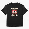World Cup 2026 Austria Soccer Ball North America - Austrian Fan Gift T-Shirt_85028223 Classic T-Shirt Relive Legendary Nights from FIFA World Cup 2026 Group Stage Spirit, Driven by France, Neymar, Haaland and Cristiano Ronaldo, Football Festival
