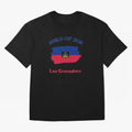 Haiti Football Fan Haitian Soccer Supporter National Team Pride Caribbean 2026 T-Shirt_90544900 Classic T-Shirt Show Fan Pride Across FIFA World Cup 2026 USA Canada Mexico Celebrating Messi, Neymar and Mbappe, Argentina, France and Brazil Energy,