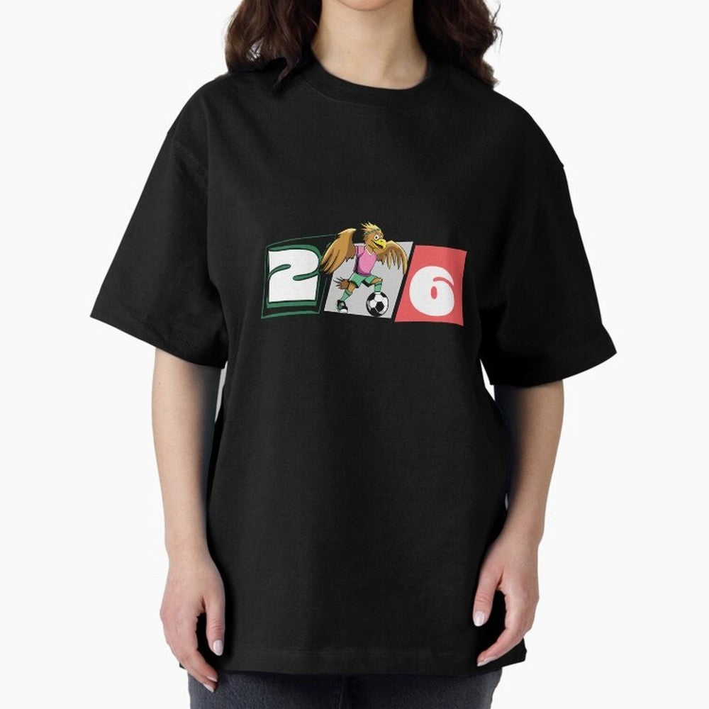 Mexico World Cup 2026 Horizontal T-Shirt_83569561 Classic T-Shirt Celebrate FIFA World Cup 2026 Spirit, with Portugal, Spain and Germany, Haaland, Game Day Rituals, Football Legends, Country Pride and the Road to the Final; Great for Watch Parties,