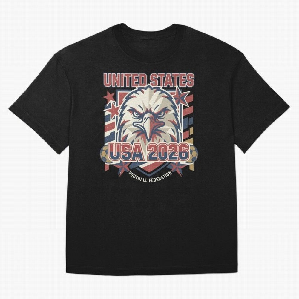USA 2026 Retro Vintage World Cup Classic T-Shirt Honor the Football Icons of FIFA World Cup 2026 Centered on Cristiano Ronaldo, Haaland and CR7, Spain and Netherlands Energy, Champion Mindset, Group Stage Buzz, Knockout Tension and Passionate Fan
