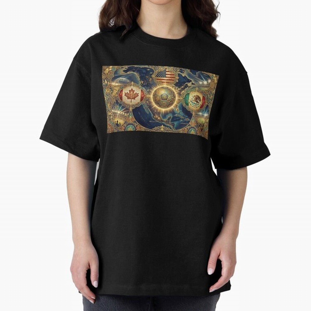 World Cup 2026 Hosts Illustrated Classic T-Shirt Make the Season About FIFA World Cup 2026 USA Canada Mexico for Fans of Messi and Portugal, Spain and Germany, Bringing Worldwide Fan Energy, Dramatic Goals, Stadium Lights and Championship