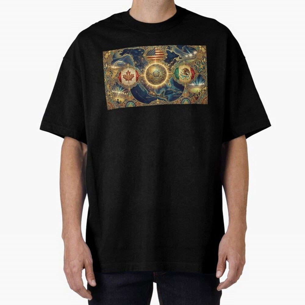 World Cup 2026 Hosts Illustrated Classic T-Shirt Make the Season About FIFA World Cup 2026 USA Canada Mexico for Fans of Messi and Portugal, Spain and Germany, Bringing Worldwide Fan Energy, Dramatic Goals, Stadium Lights and Championship