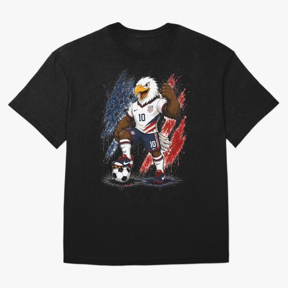 USA World Cup Classic T-Shirt Celebrate Fan Culture around Global Football Passion for FIFA World Cup 2026, Centered on Messi, Argentina and Brazil, Global Supporter Spirit, Legendary Goals, National Colors and Tournament Celebration; Great for