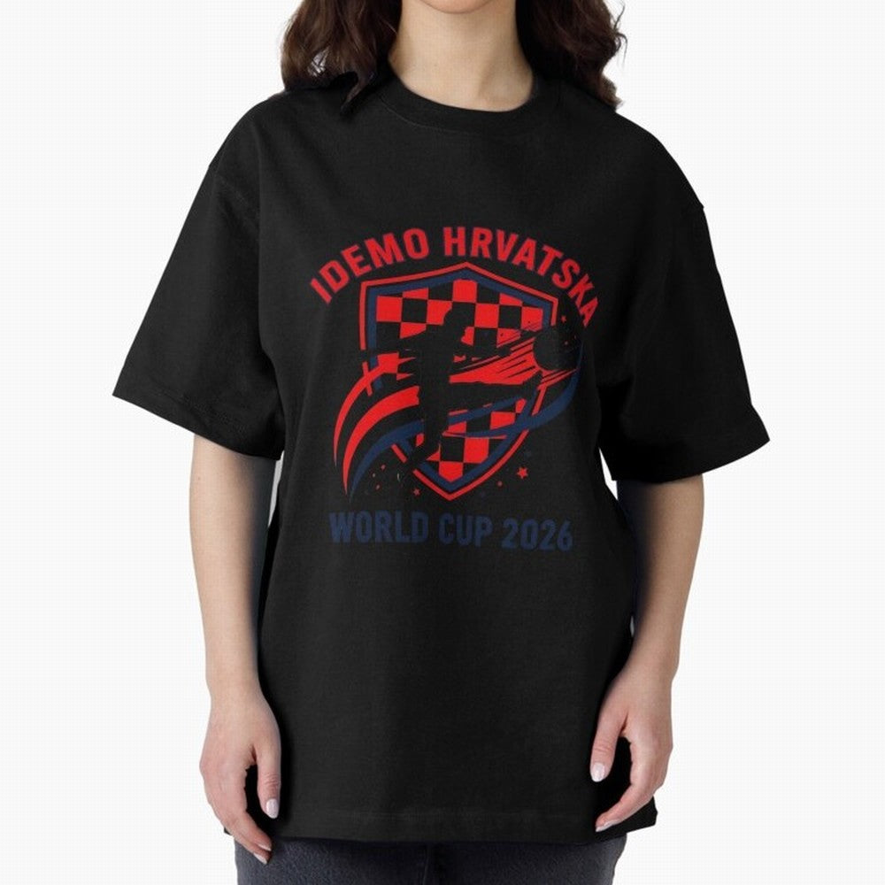 Croatia World Cup 2026 Fan Art Classic T-Shirt Make Game Day About FIFA World Cup 2026 Group Stage with Messi, CR7 and Mbappe, Brazil Energy, Football Passion, Legendary Performances, Festival Vibes and Supporter Community; Great for Watch Parties,