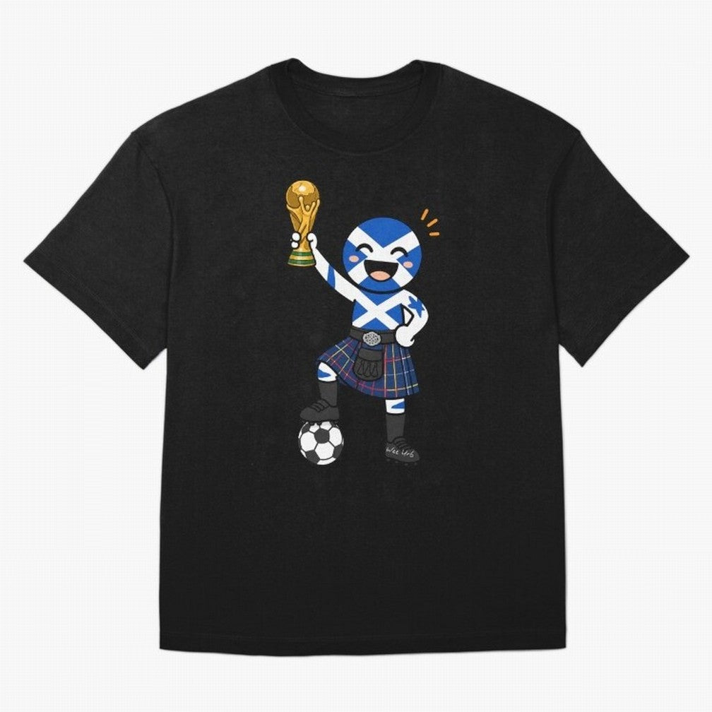 Wee Urb World Cup Classic T-Shirt Celebrate Fan Culture around Global Football Passion for FIFA World Cup 2026 USA Canada Mexico, Made for Neymar, Haaland and Cristiano Ronaldo, France and Portugal, Match Day Excitement, Supporter Culture, Golden