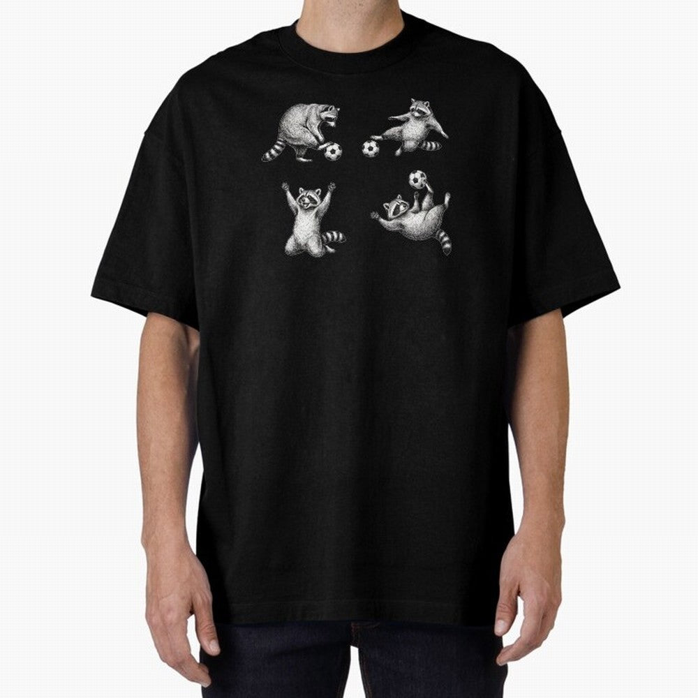 Funny Raccoon Soccer World Cup 2026 Games Classic T-Shirt Represent Football Lovers during FIFA World Cup 2026 Group Stage for Fans of Mbappe and Neymar and Brazil, Bringing Vintage Soccer Flavor, Modern Football Stars, National Flags and Final