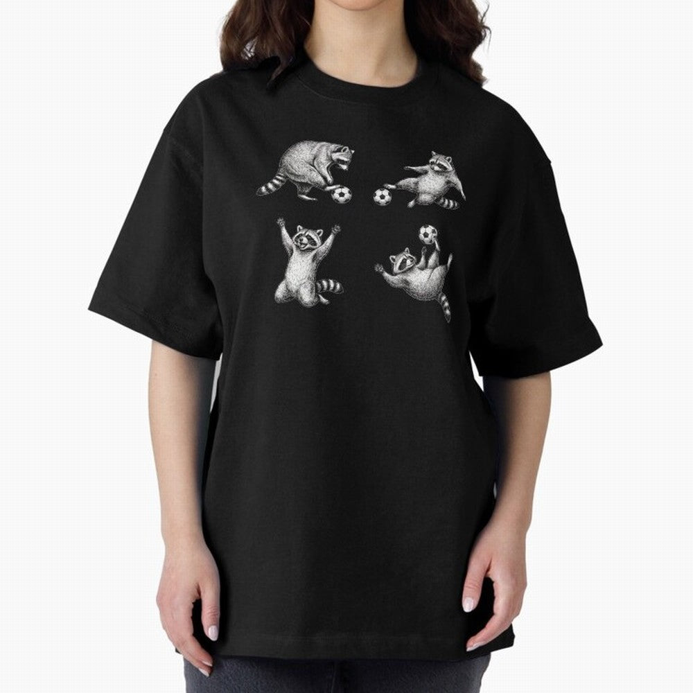 Funny Raccoon Soccer World Cup 2026 Games Classic T-Shirt Represent Football Lovers during FIFA World Cup 2026 Group Stage for Fans of Mbappe and Neymar and Brazil, Bringing Vintage Soccer Flavor, Modern Football Stars, National Flags and Final