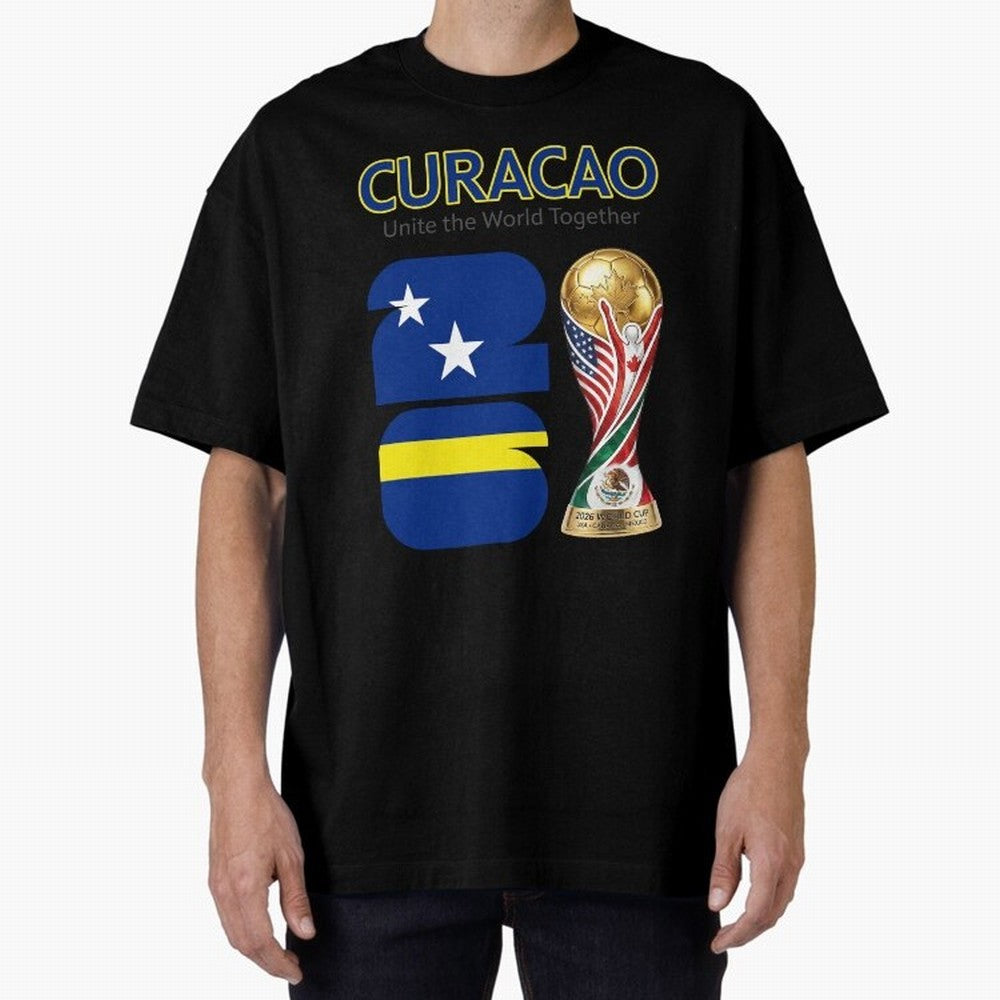 World Cup 2026, IMG 028, CURACAO 001 Classic T-Shirt Celebrate National Team Dreams in Global Football Passion for FIFA World Cup 2026 Group Stage, Capturing CR7, Brazil, Vintage Soccer Flavor, Modern Football Stars, National Flags and Final Night