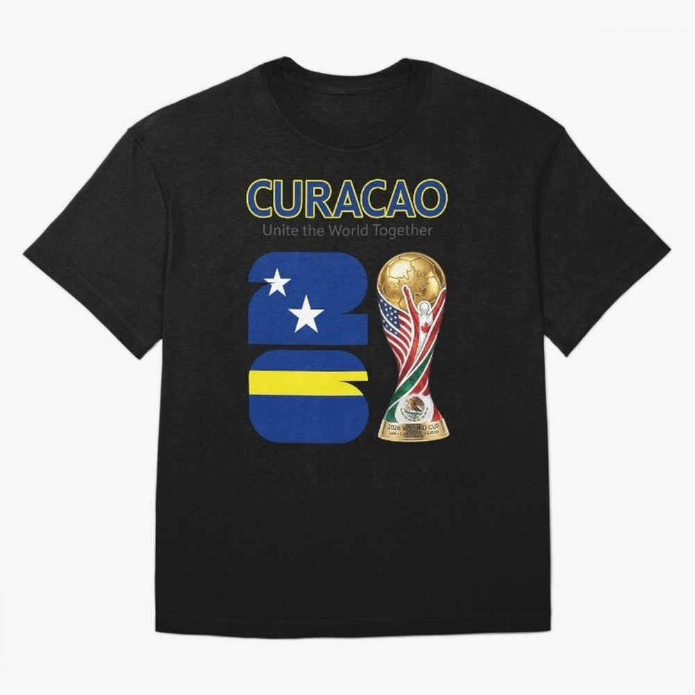 World Cup 2026, IMG 028, CURACAO 001 Classic T-Shirt Celebrate National Team Dreams in Global Football Passion for FIFA World Cup 2026 Group Stage, Capturing CR7, Brazil, Vintage Soccer Flavor, Modern Football Stars, National Flags and Final Night
