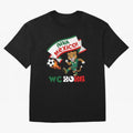 Mexico World Cup 2026 Fan Art Classic T-Shirt Enjoy the Biggest Football Party of Global Football Passion for FIFA World Cup 2026 Group Stage, Celebrating CR7 and Messi, Argentina, France and Brazil, Classic Soccer Heritage, Championship Pressure,