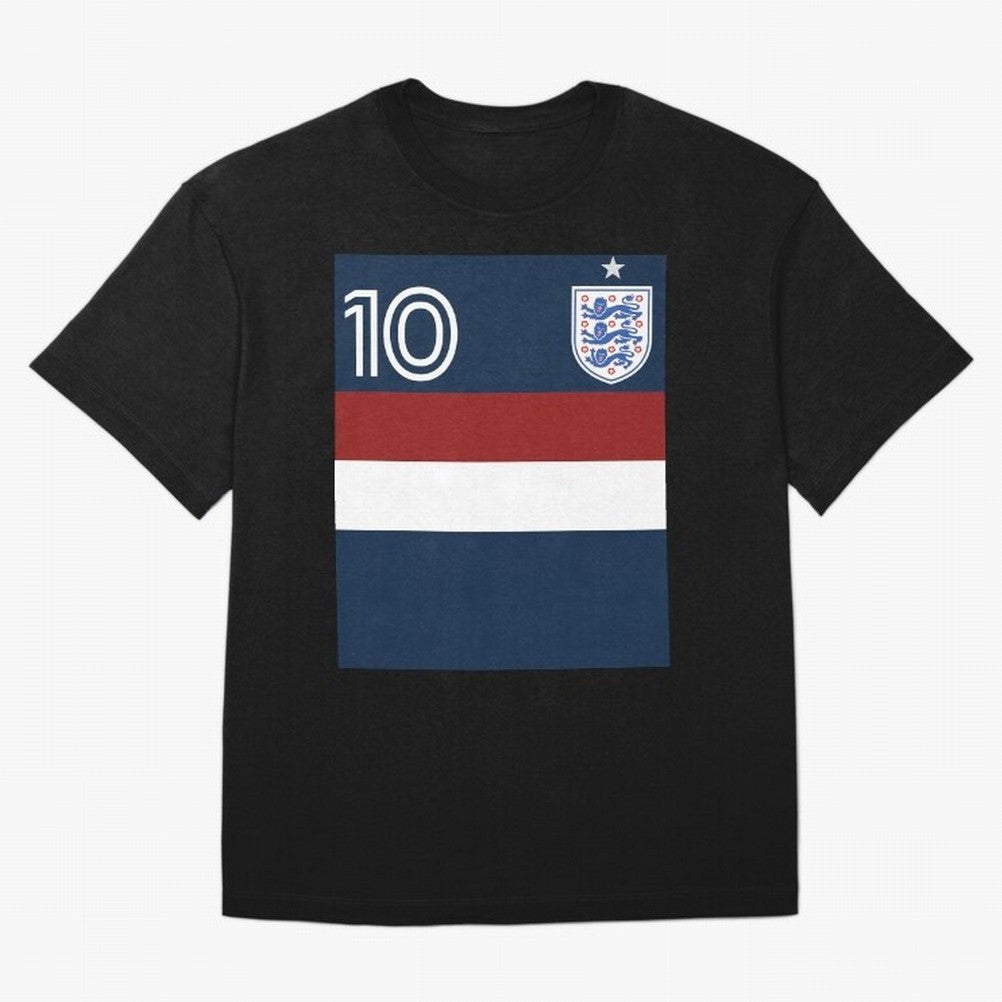 England | 2026 World Cup Fan Apparel Classic T-Shirt Step into Global Football Passion for FIFA World Cup 2026 USA Canada Mexico, Capturing Messi and Cristiano Ronaldo, France, Classic Soccer Heritage, Championship Pressure, Fan Loyalty and