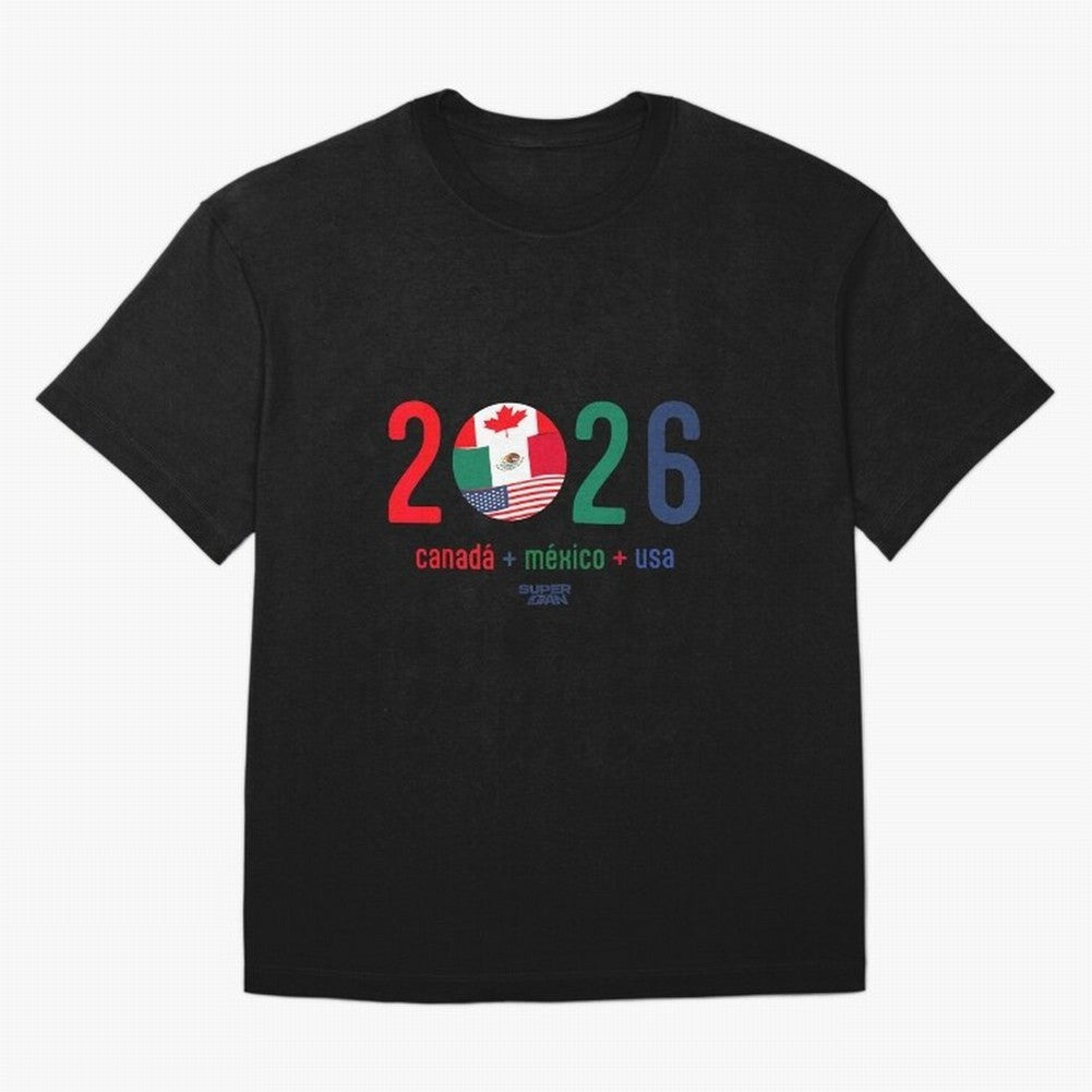 World Cup 2026 Host Nations Soccer Design Classic T-Shirt Bring a Vintage Feel to Global Football Passion for FIFA World Cup 2026 Group Stage, Featuring Mbappe and Neymar, Brazil, Fan Favorite Moments, National Team Passion, Big Match Drama and