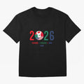 World Cup 2026 Host Nations Soccer Design Classic T-Shirt Bring a Vintage Feel to Global Football Passion for FIFA World Cup 2026 Group Stage, Featuring Mbappe and Neymar, Brazil, Fan Favorite Moments, National Team Passion, Big Match Drama and