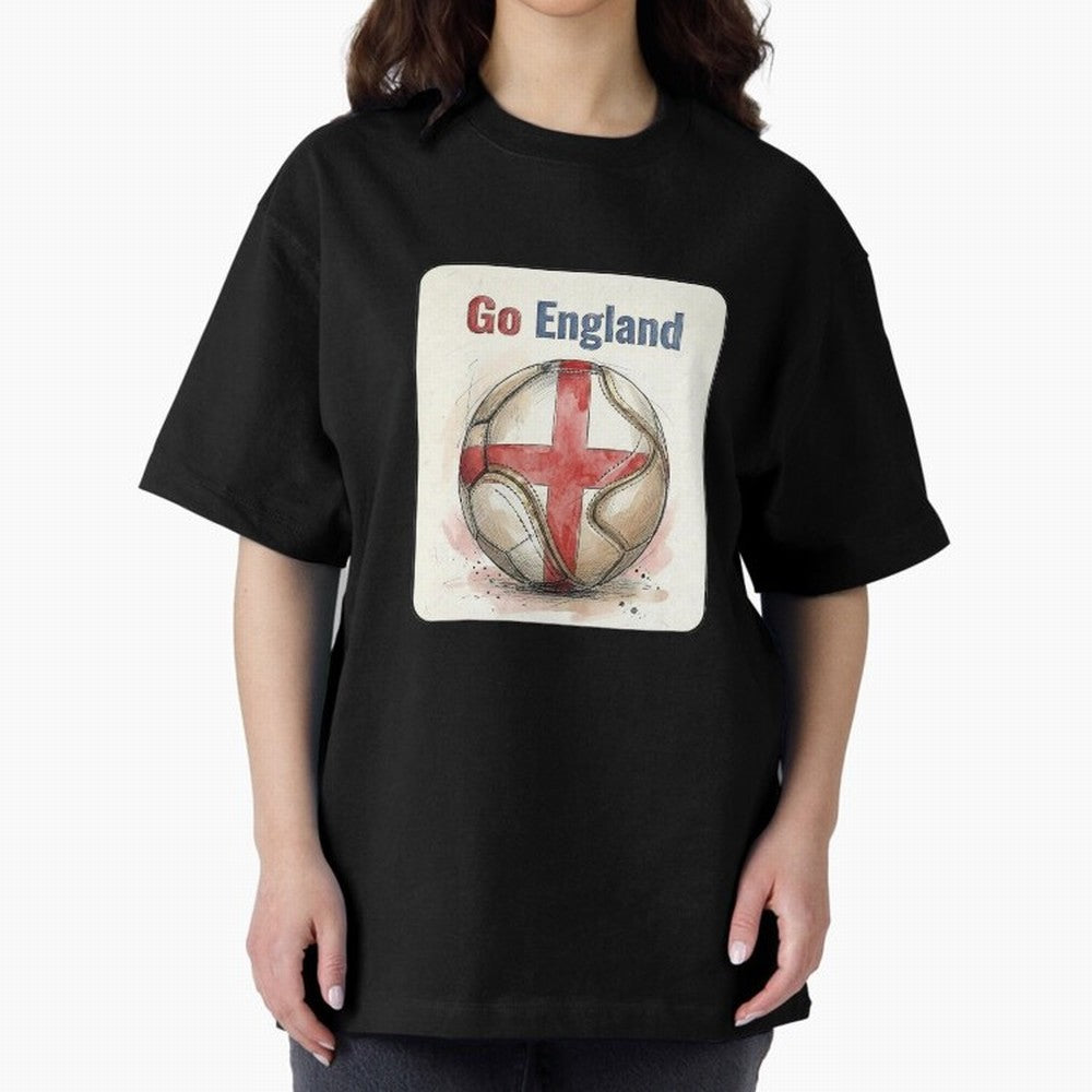 Go England Soccer Ball Flag | English Football Fan Graphic Tee Classic T-Shirt Capture FIFA World Cup 2026 Group Stage Connected to Neymar, Argentina, France and Brazil Energy, Worldwide Fan Energy, Dramatic Goals, Stadium Lights and Championship