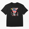 North America Spirit Cup 2026 T-Shirt_82734510 Classic T-Shirt Support the FIFA World Cup 2026 Group Stage Journey through Messi, CR7 and Mbappe Highlights, Brazil, Portugal and Argentina Pride, Vintage Soccer Flavor, Modern Football Stars,