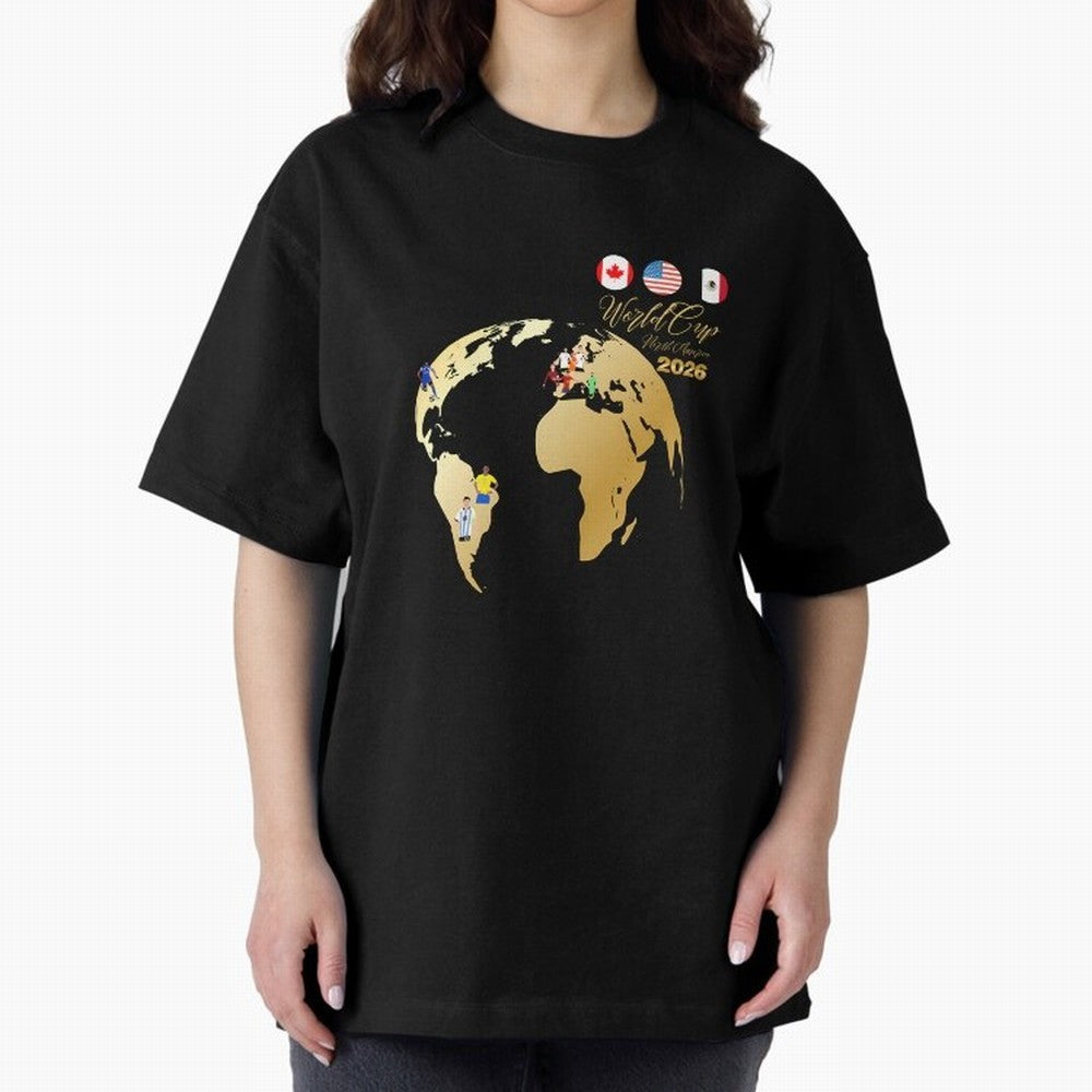 World Cup 2026 T-Shirt_70890629 Classic T-Shirt Capture Match Day Hype around FIFA World Cup 2026, Cristiano Ronaldo, Haaland and CR7, Argentina and Brazil, Retro Football Energy, Iconic Rivalries, Trophy Chase Drama and Stadium Atmosphere; Ideal
