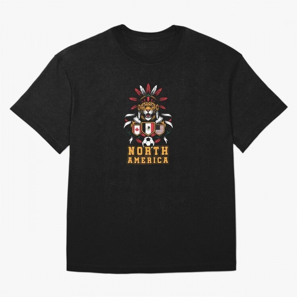 North America Jaguar Spirit Cup 2026 T-Shirt_82737634 Classic T-Shirt Bring FIFA World Cup 2026 Group Stage for Fans of Cristiano Ronaldo and Spain and Netherlands, Bringing Retro Football Energy, Iconic Rivalries, Trophy Chase Drama and Stadium