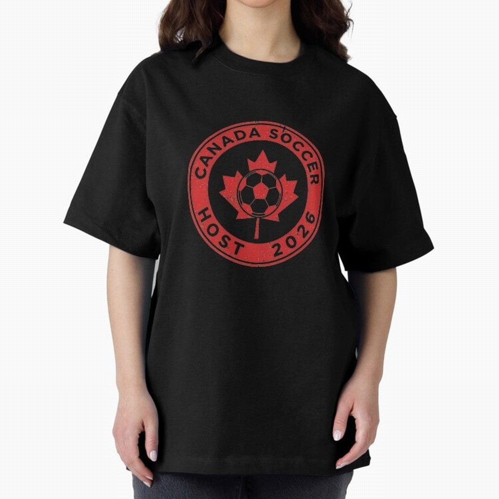Canada Soccer Host 2026 Emblem Design T-Shirt_83133385 Classic T-Shirt Support the Legends of FIFA World Cup 2026 USA Canada Mexico Built around Messi and Cristiano Ronaldo, France Energy, Soccer Culture, Superstar Moments, National Team Dreams and