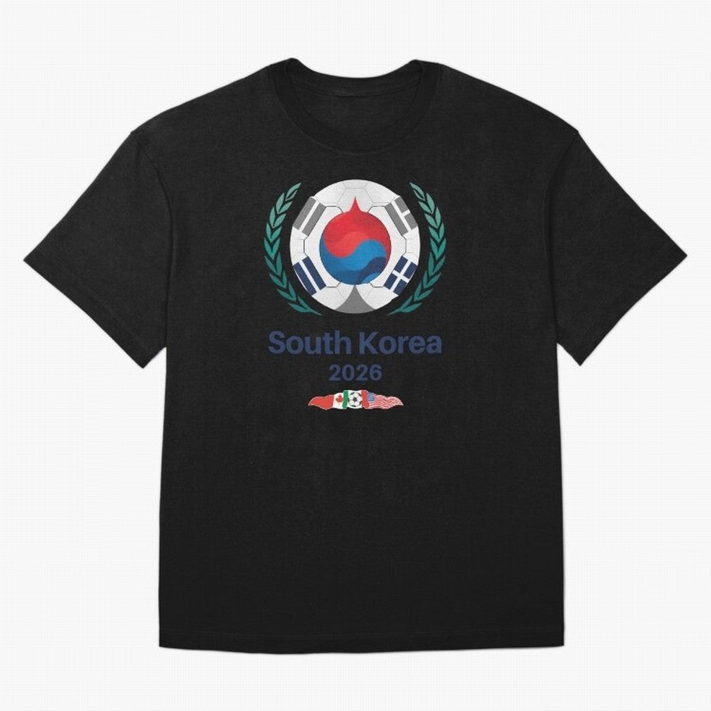 South Korea 2026 Classic T-Shirt Bring Bold Fan Energy to FIFA World Cup 2026 USA Canada Mexico for Fans of CR7 and Netherlands, Bringing Supporter Pride, Iconic Celebrations, Legendary Names and Global Match Day Energy; Ideal for Passionate Fans