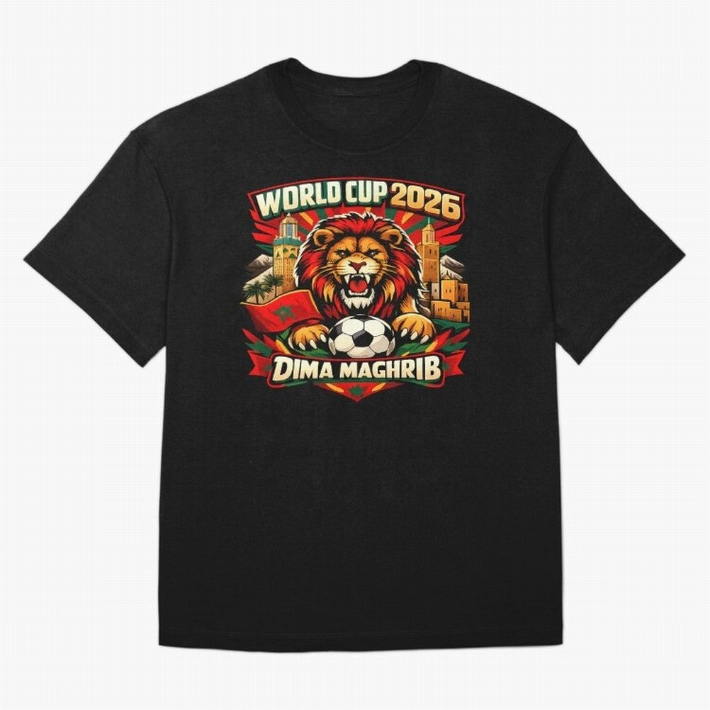 World Cup 2026, Dima Maghrib, June 13, 2026, We Are Morocco, Go Morocco, Morocco vs Brazil, Morocco World Cup 2026, World Morocco, Maghrib Classic T-Shirt Bring Legendary Rivalry Energy to Global Football Passion for FIFA World Cup 2026 Group