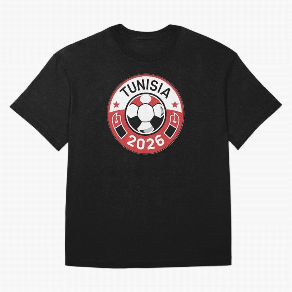 Tunisia WC 2026 Classic T-Shirt Show Your Love for Global Football Passion for FIFA World Cup 2026 Group Stage, Driven by Messi, France, Football Festival Excitement, Trophy Ambitions, Country Rivalries and Star Player Buzz; Ideal for Fans Who