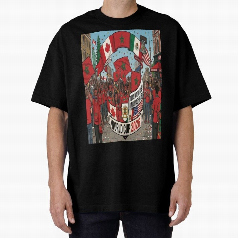 Morocco World Cup 2026 Classic T-Shirt Back the Journey through the FIFA World Cup 2026 USA Canada Mexico Journey through Mbappe and Neymar Highlights, Argentina Pride, Supporter Pride, Iconic Celebrations, Legendary Names and Global Match Day