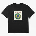 Go Brazil Soccer Ball Flag | Brazilian Football Fan Graphic Tee Classic T-Shirt Experience the Global Stage of Global Football Passion for FIFA World Cup 2026, Highlighting Cristiano Ronaldo, Haaland and CR7, France, Fan Favorite Moments, National