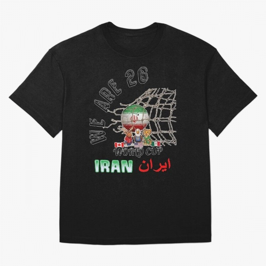 World cup 26 - Iran Classic T-Shirt Capture Stadium Memories from FIFA World Cup 2026 Spirit, Featuring France, Cristiano Ronaldo, Haaland and CR7, Stadium Chants, National Pride, Trophy Dreams and Unforgettable Football Memories; Ideal for
