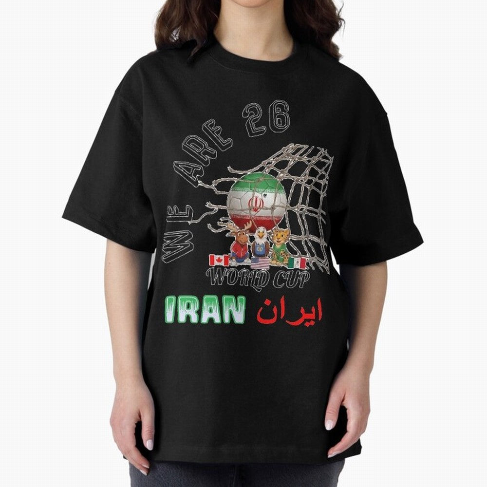 World cup 26 - Iran Classic T-Shirt Capture Stadium Memories from FIFA World Cup 2026 Spirit, Featuring France, Cristiano Ronaldo, Haaland and CR7, Stadium Chants, National Pride, Trophy Dreams and Unforgettable Football Memories; Ideal for